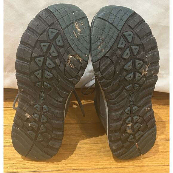 KEEN Women's Size 8.5W Gray & Teal Hiking Boots - Picture 6 of 7